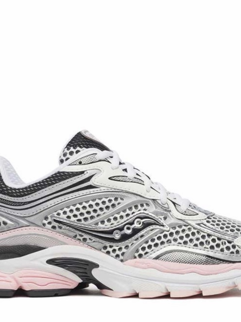 Saucony ProGrid Omni 9 — Silver/Pink